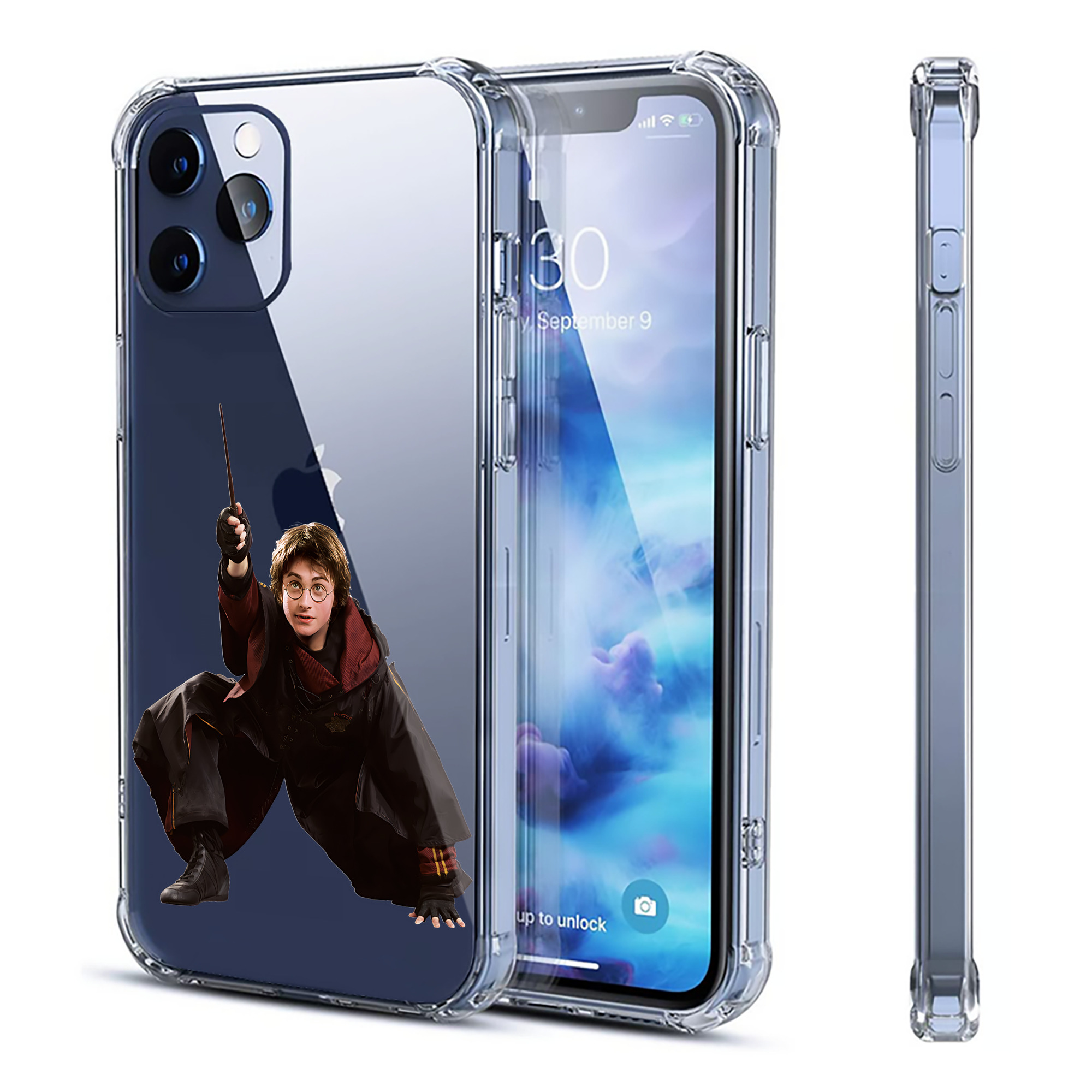 （画像用） Harry Potter ハリー・ポッターシリーズ 【iPhone 12シリーズ対応】透明スマホケース（クリアソフトケース）